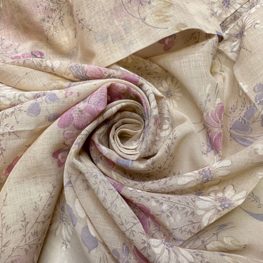 UB - Fading Dreams - Synthetic Blend Woven - Cream Multi Floral - 4M Bundle
