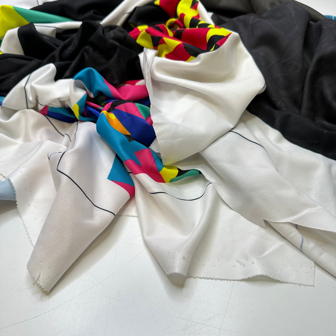UB - Sportswear For All - Polyester Blend Knit - White Multi Various - 2.7M Bundle