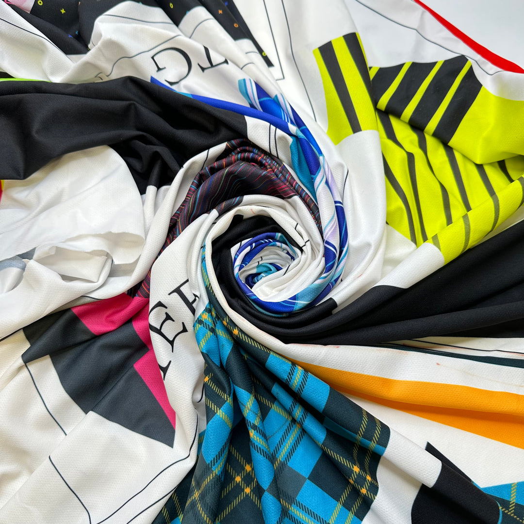 UB - Sportswear For All - Polyester Blend Knit - White Multi Various - 2.7M Bundle