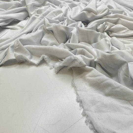 Late Season Snow - Bamboo Knit - White - 3.85M Bundle