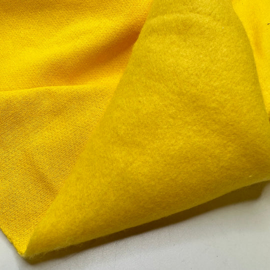 Let The Sun Shine In - Tubular Jersey Fleece Cotton Blend Knit - Yellow - 3M Bundle