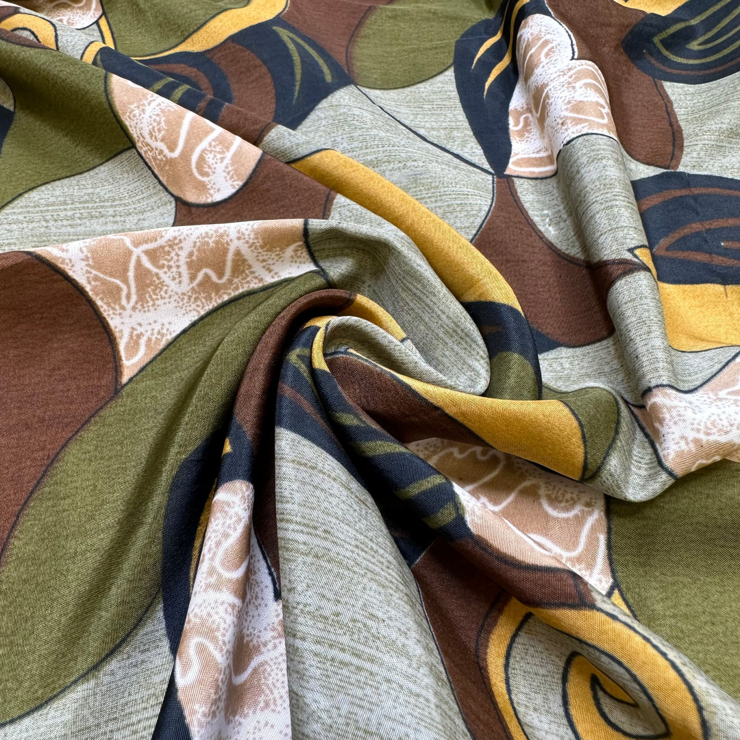 The Way To Her Heart - Poly Woven - Brown Multi Geometric - 2.1M Bundle