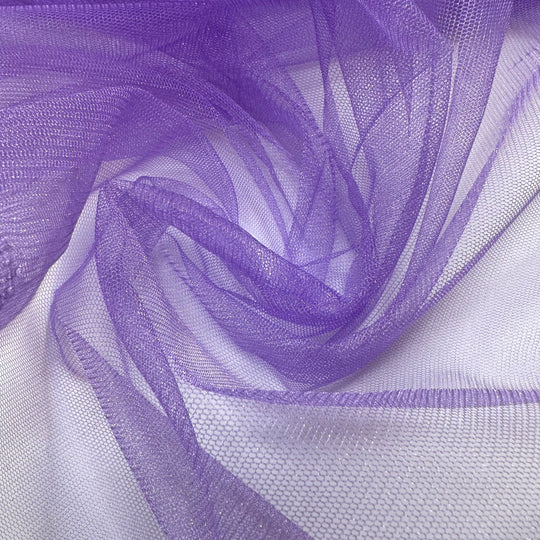 Grape Soda Bubbles - Vintage Tulle Poly Knit - Light Purple - 4.8M Bundle