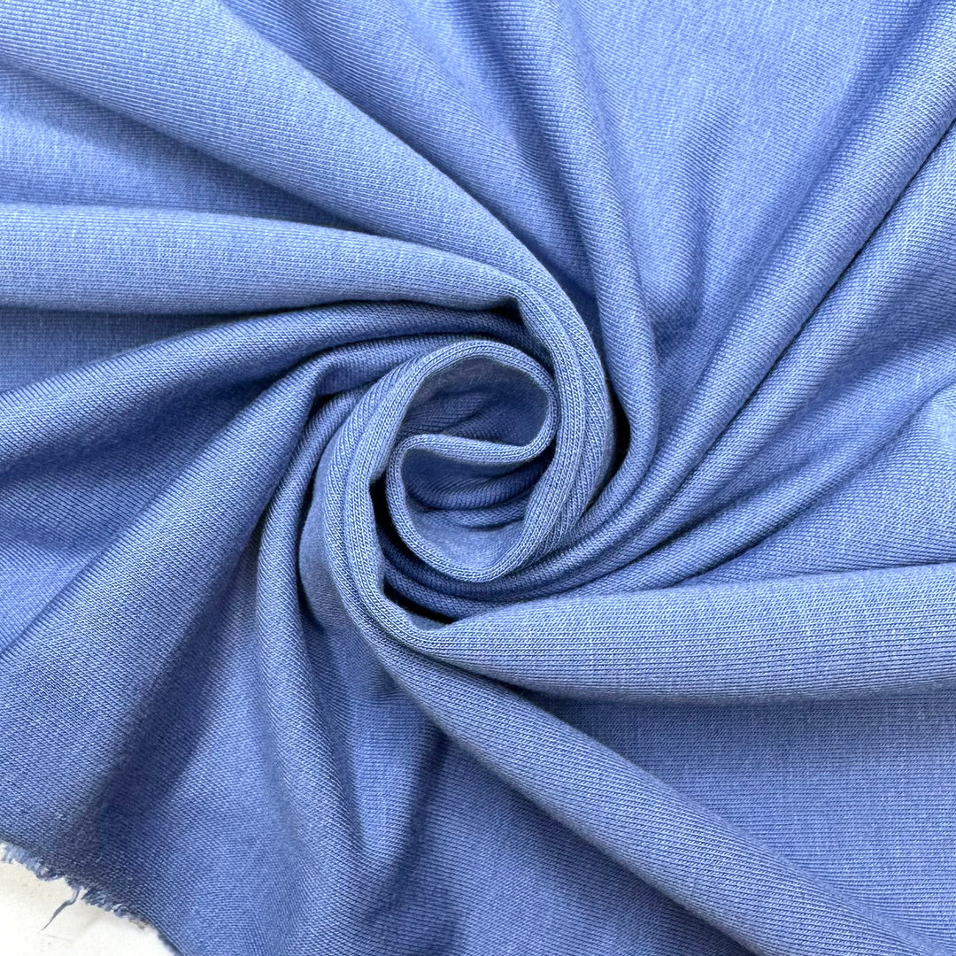 Periwinkle - French Terry Bamboo Blend Knit - Light Blue - Bundles