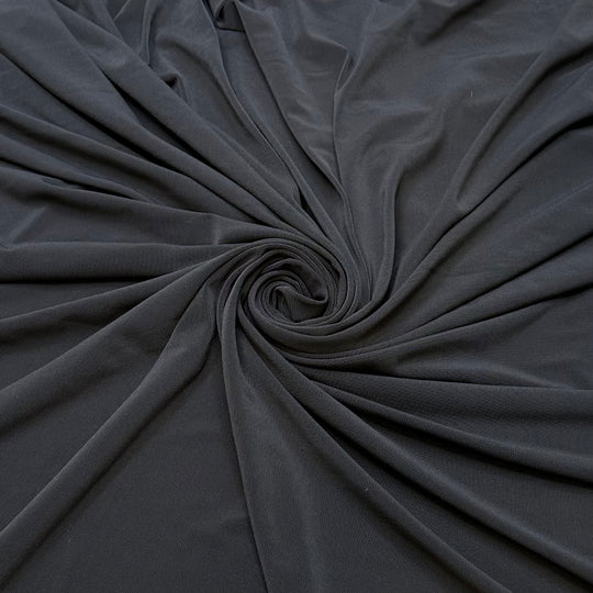 Slip Basting - Polyester Blend Knit - Dark Grey - 1.05M Bundle