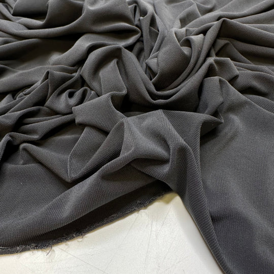 Slip Basting - Polyester Blend Knit - Dark Grey - 1.05M Bundle