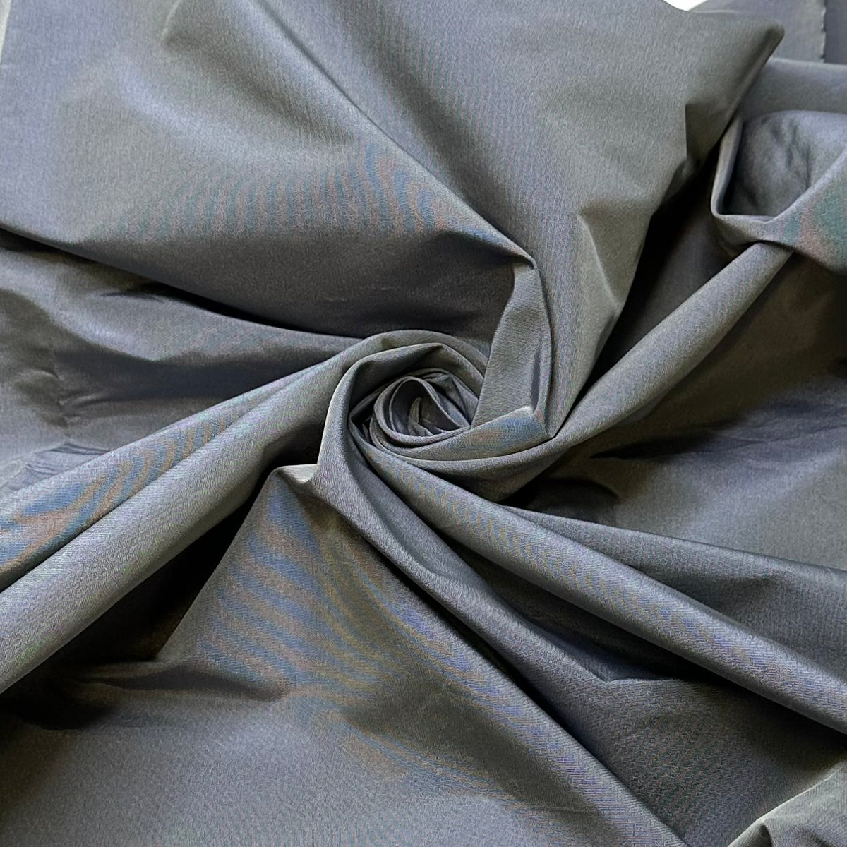 Overcast Stitch - Polyester Blend Woven - Grey - 4M Bundle