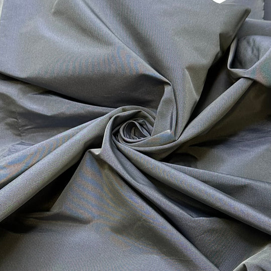 Overcast Stitch - Polyester Blend Woven - Grey - 4M Bundle