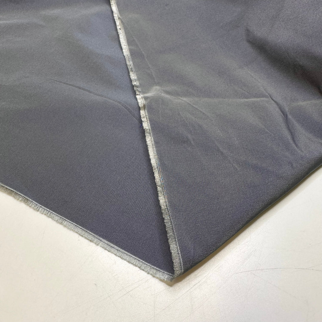 Overcast Stitch - Polyester Blend Woven - Grey - 4M Bundle