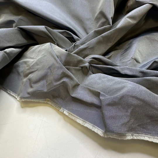 Overcast Stitch - Polyester Blend Woven - Grey - 4M Bundle