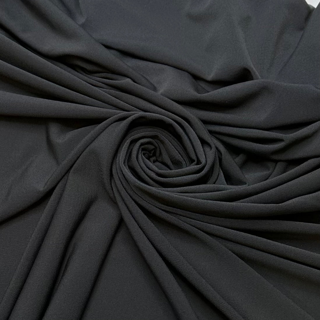 Machine Basting - Polyester Blend Knit - Dark Grey - 1.6M Bundle