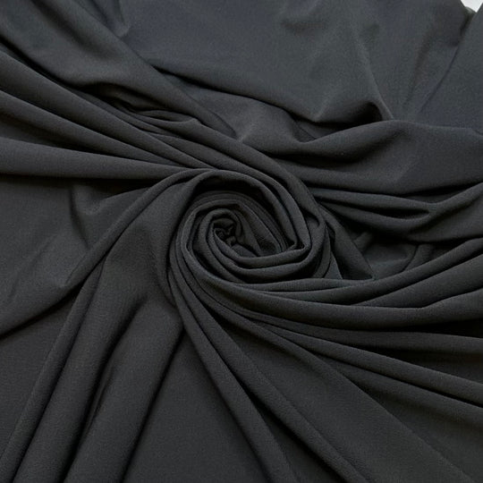 Machine Basting - Polyester Blend Knit - Dark Grey - 1.6M Bundle