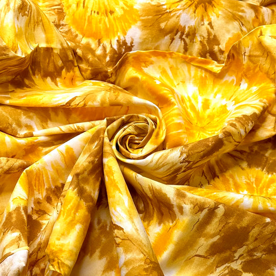 Under The Spotlight - Cotton Blend Woven - Yellow Abstract - 1.9M Bundle