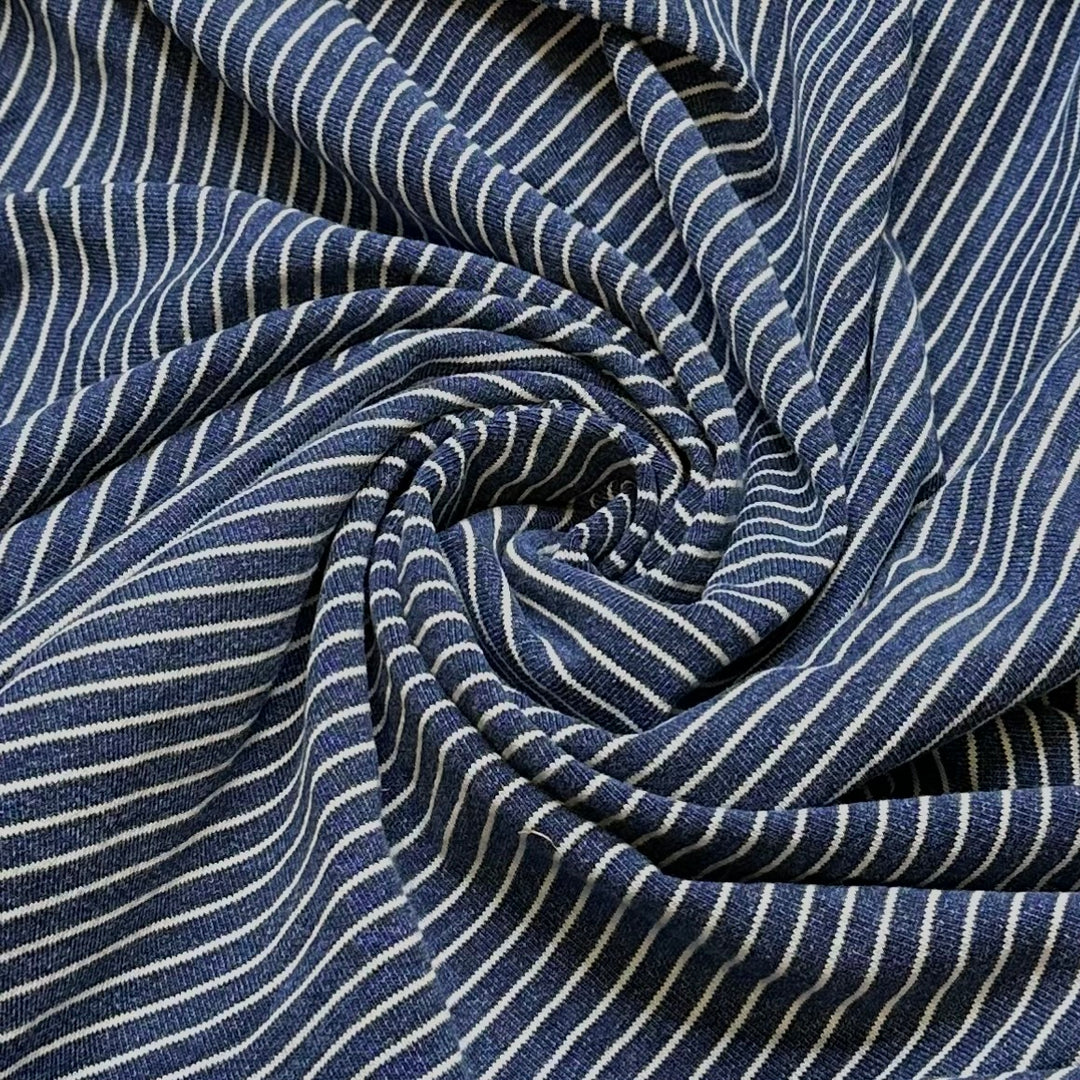 Feeling The Weight Of It All - Cotton Blend Knit - Navy/White Stripes - 3M Bundle