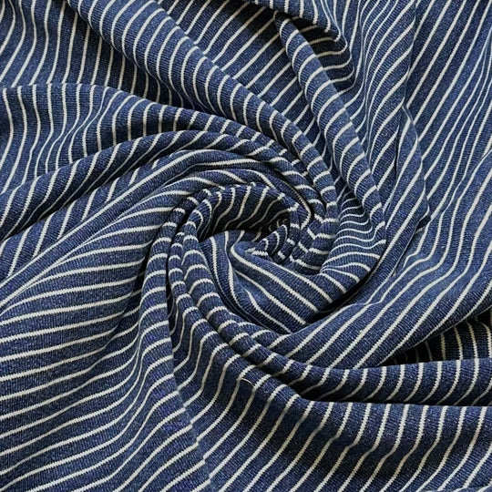 Feeling The Weight Of It All - Cotton Blend Knit - Navy/White Stripes - 3M Bundle
