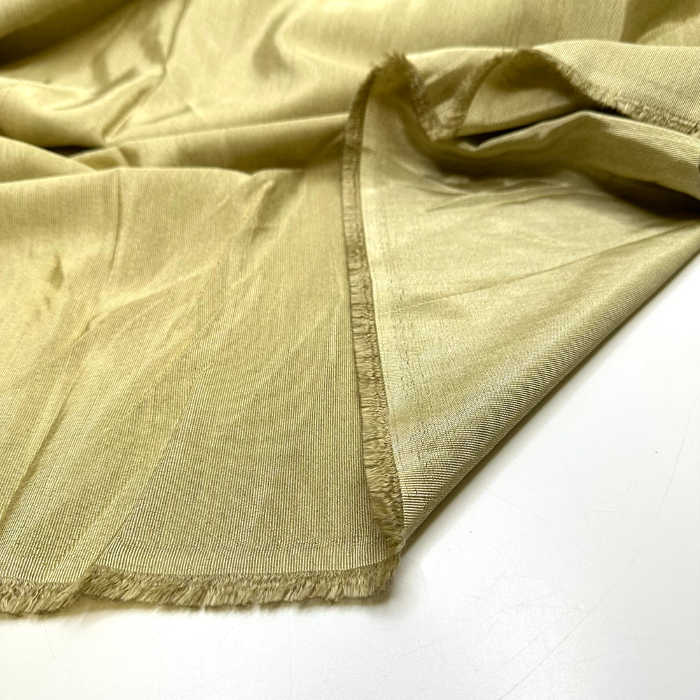 Space Age Dinesty - Rib Weave Poly Woven - Light Gold - 1.4M Bundle