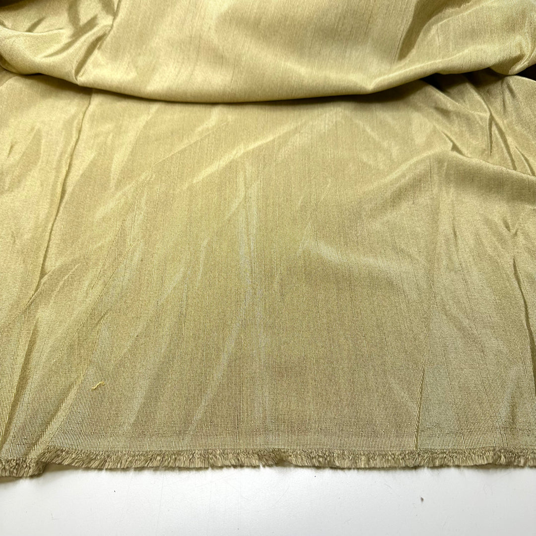 Space Age Dinesty - Rib Weave Poly Woven - Light Gold - 1.4M Bundle