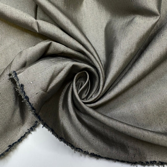 Zoolander Strikes Again - Rib Weave Polyester Blend Woven - Silver - 3.3M Bundle
