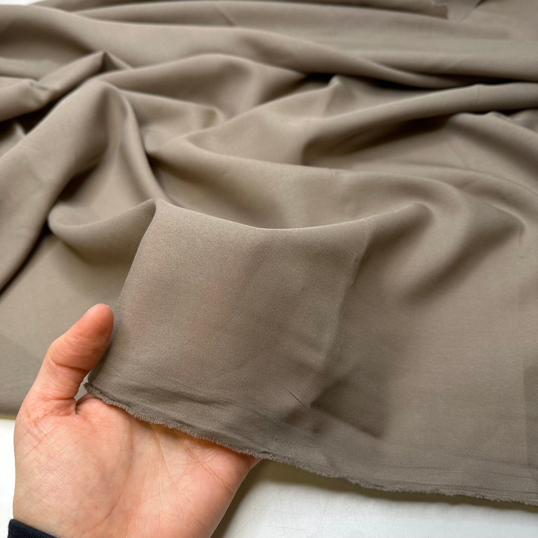 Dressing In Neutrals - Small Embroidered Section Poly Woven - Grey - 4.2M Bundle