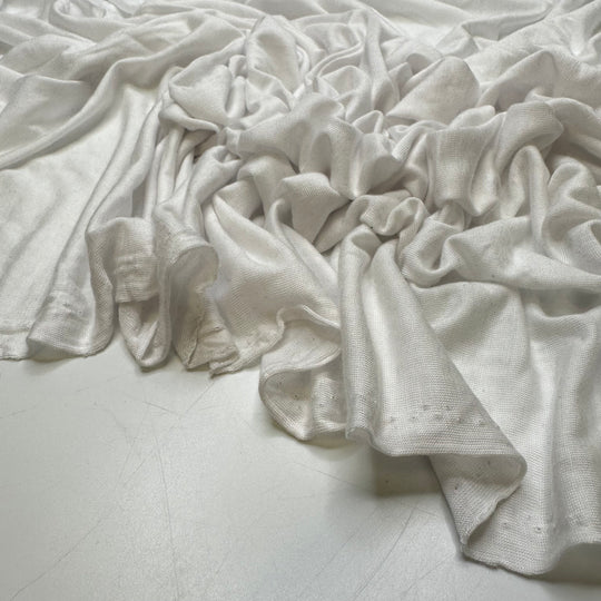 Cleaning Under The Fridge - Cotton Blend Knit - White - 1.9M Bundle