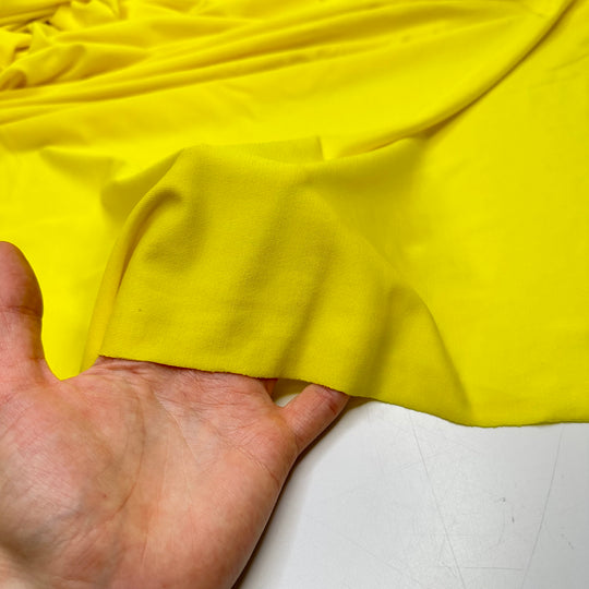 Uncovering This Beauty - Jersey Polyester Blend Knit - Yellow - 1.4M Bundle