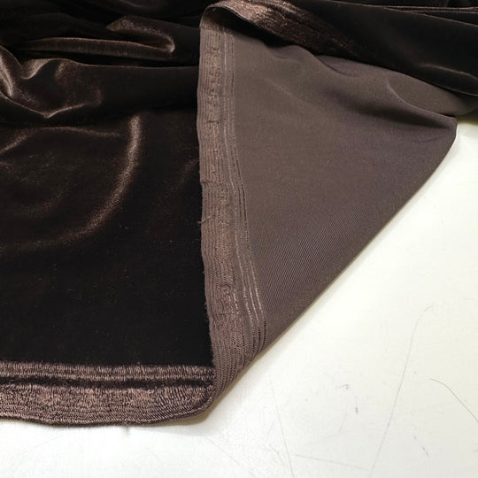 Fresh Wave Start - Knitted Velour Poly Knit - Brown - 1M Bundle