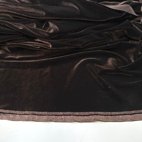Fresh Wave Start - Knitted Velour Poly Knit - Brown - 1M Bundle