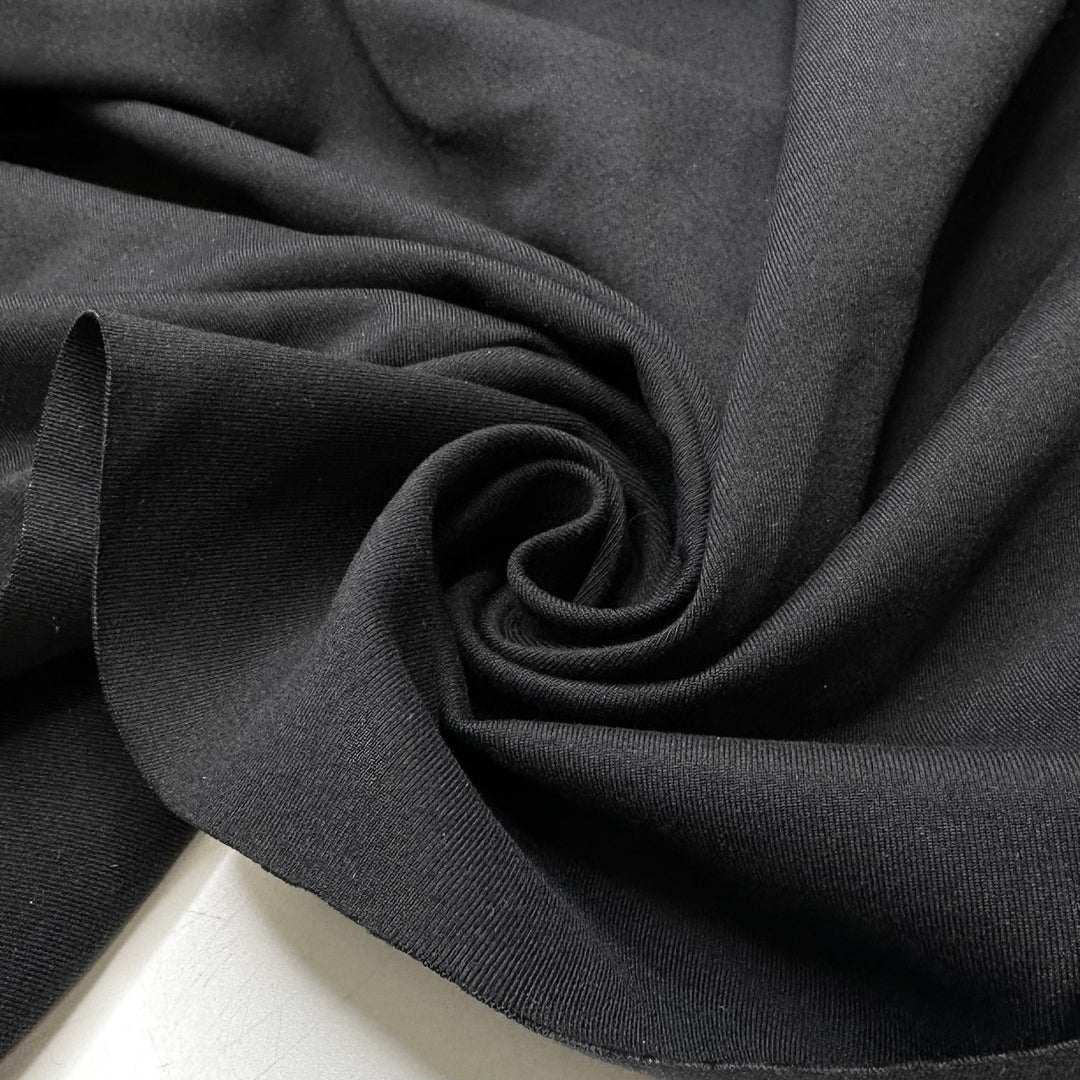 Student Escapes - Rib Knit Polyester Blend Knit - Black - 2.6M Bundle
