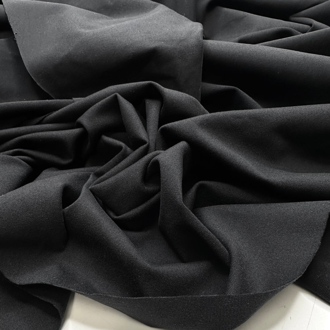 Student Escapes - Rib Knit Polyester Blend Knit - Black - 2.6M Bundle