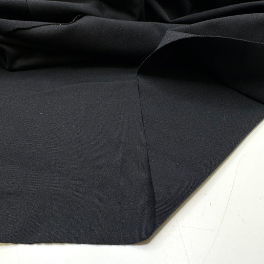 Student Escapes - Rib Knit Polyester Blend Knit - Black - 2.6M Bundle