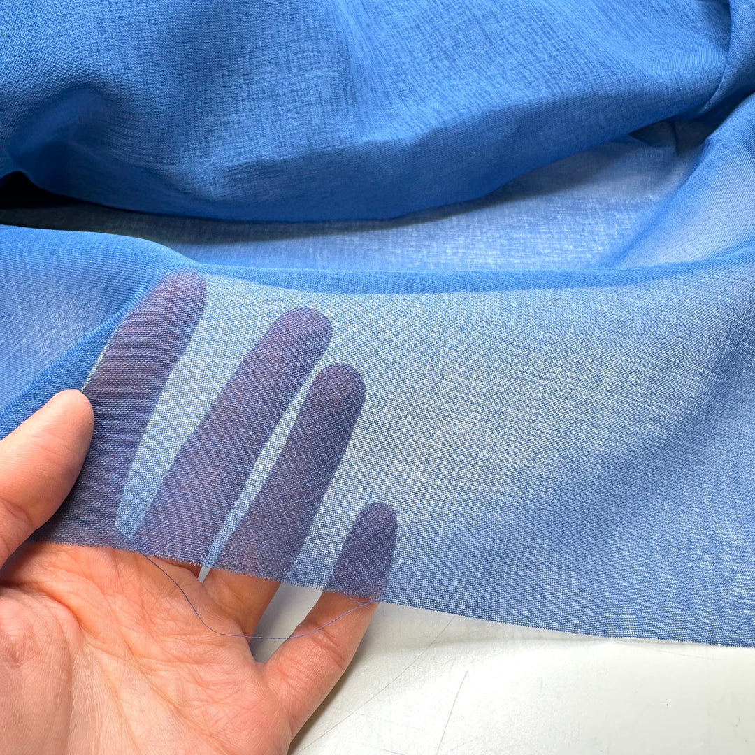 Clear Vision For The Term Ahead - Polyester Blend Woven - Blue - 2.9M Bundle