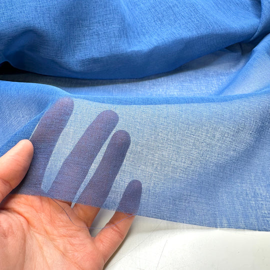 Clear Vision For The Term Ahead - Polyester Blend Woven - Blue - 2.9M Bundle