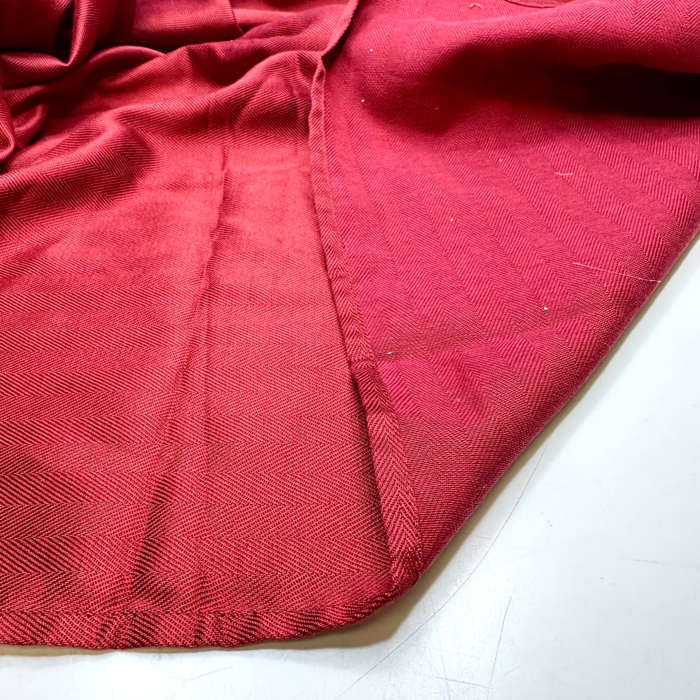 Herringbon-afide - Herringbone Poly Woven - Burgundy - 1.2M Bundle