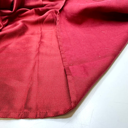 Herringbon-afide - Herringbone Poly Woven - Burgundy - 1.2M Bundle