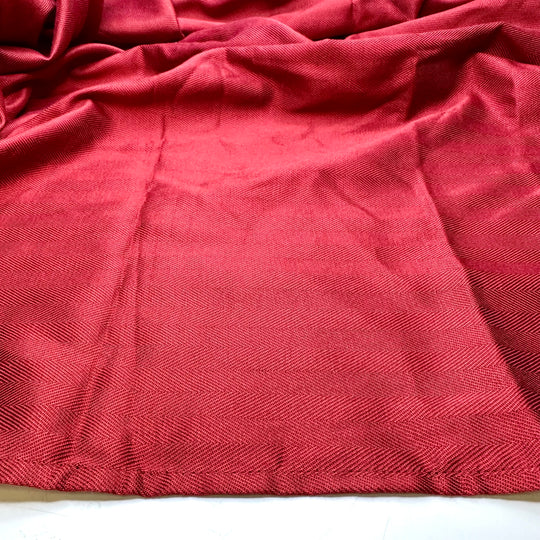 Herringbon-afide - Herringbone Poly Woven - Burgundy - 1.2M Bundle
