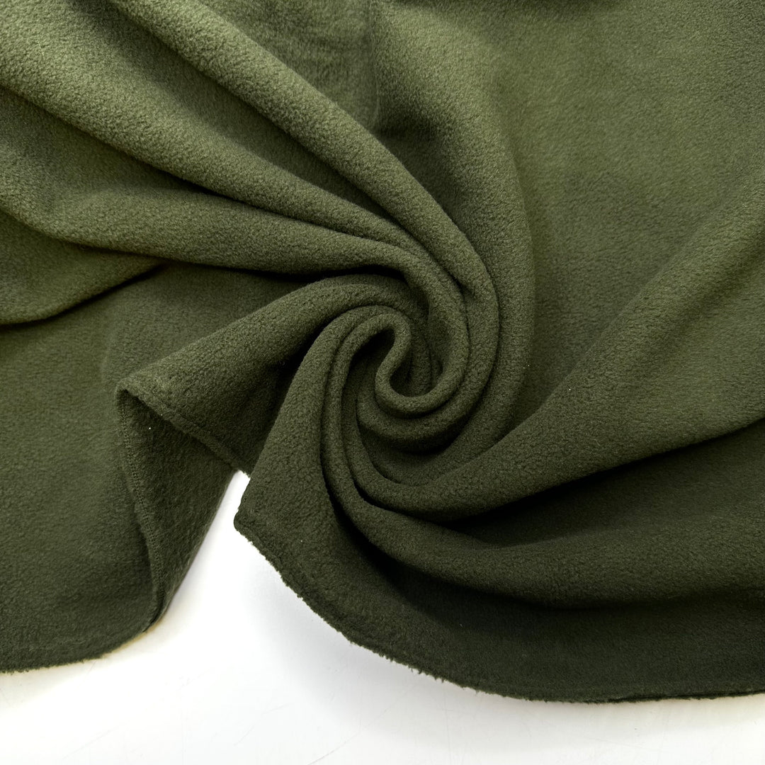 Camping Trip - Fleece Polyester Blend Knit - Dark Green - 1.7M Bundle