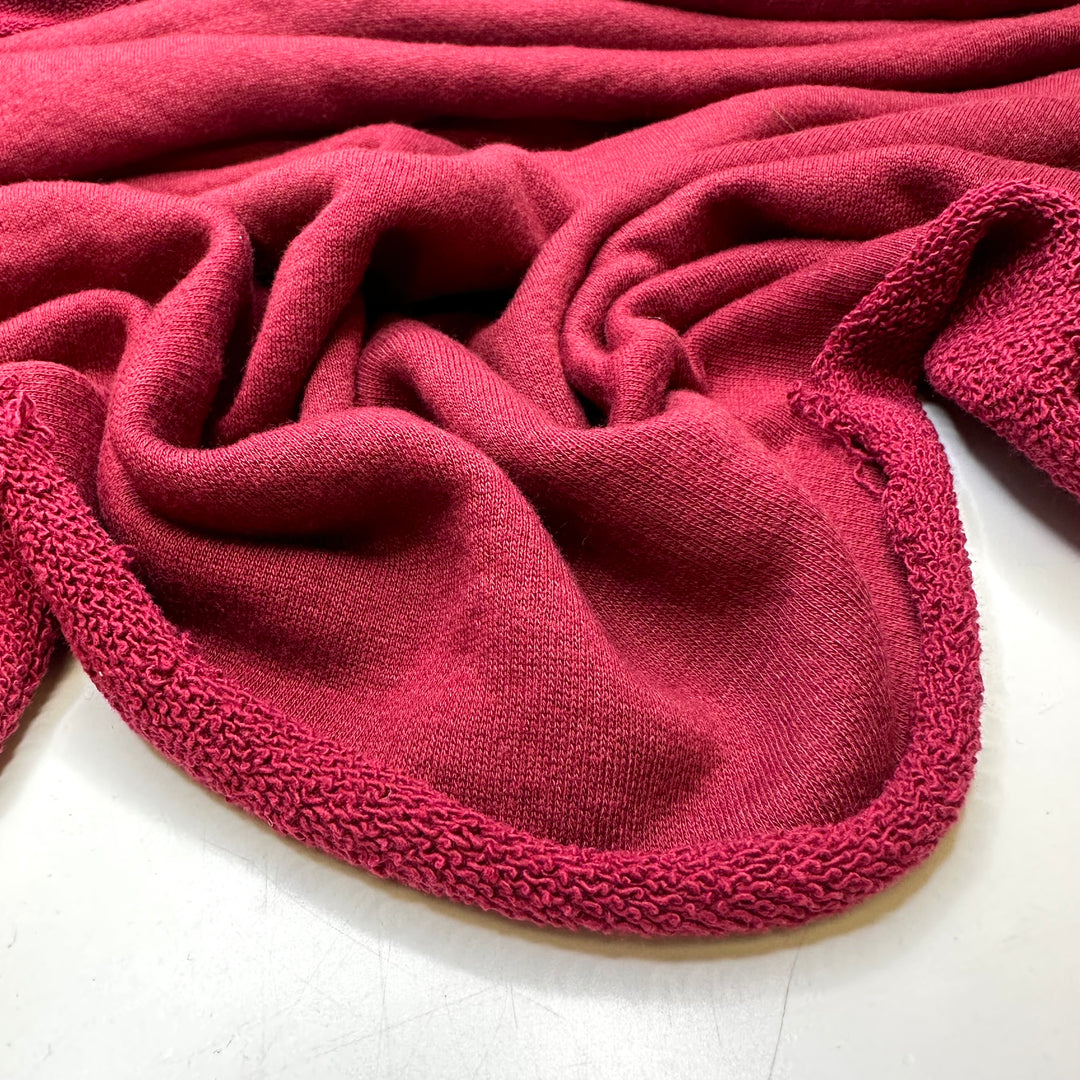 Cocktail Master Class - French Terry Poly/Cotton Knit - Burgundy - Bundles