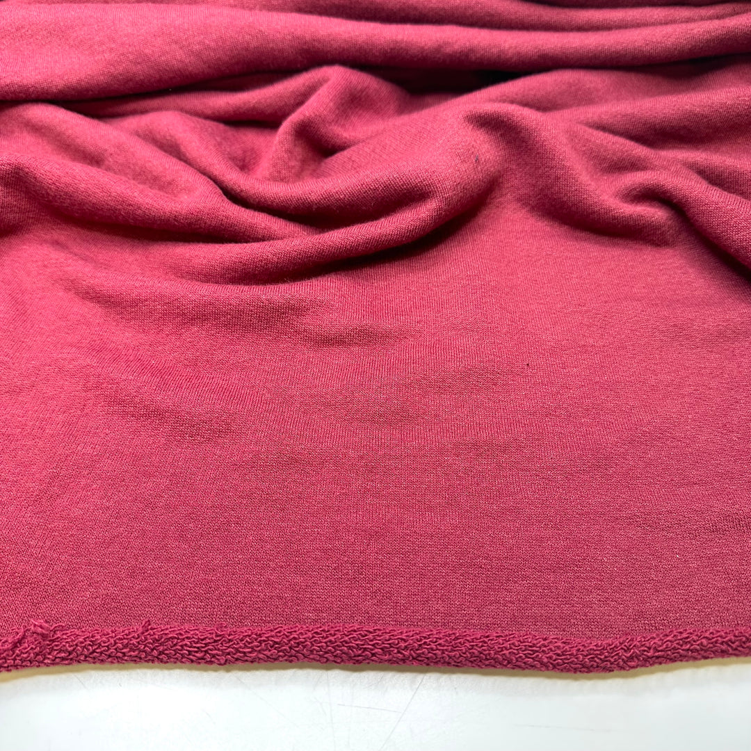 Cocktail Master Class - French Terry Poly/Cotton Knit - Burgundy - Bundles