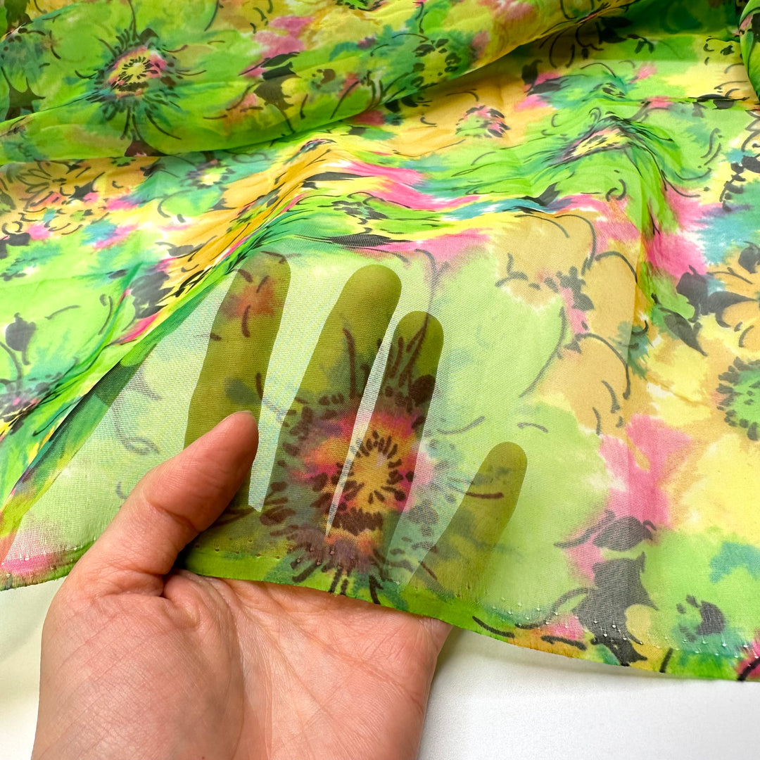 On A Trip - Chiffon Poly Woven - Multi Floral - 1.75M Bundle