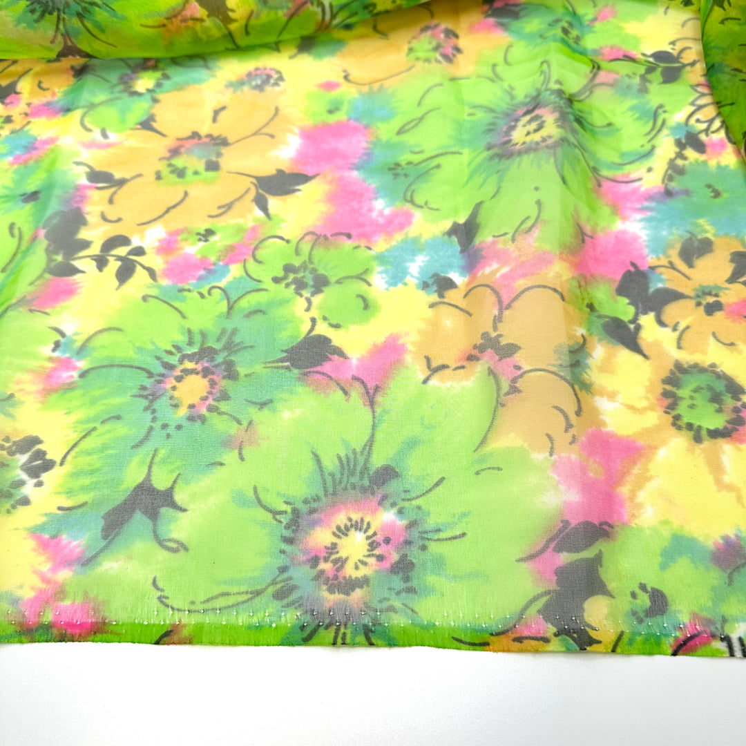 On A Trip - Chiffon Poly Woven - Multi Floral - 1.75M Bundle