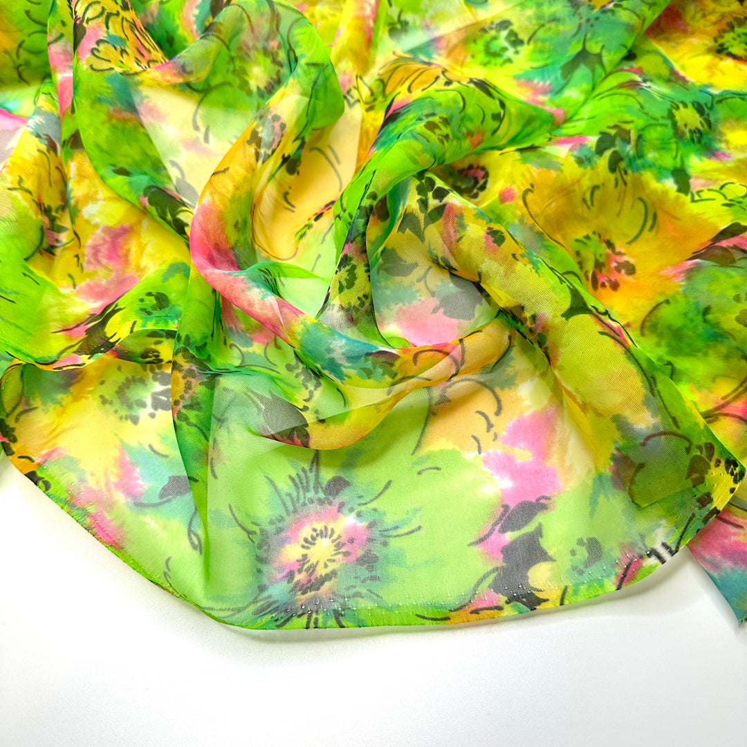 On A Trip - Chiffon Poly Woven - Multi Floral - 1.75M Bundle