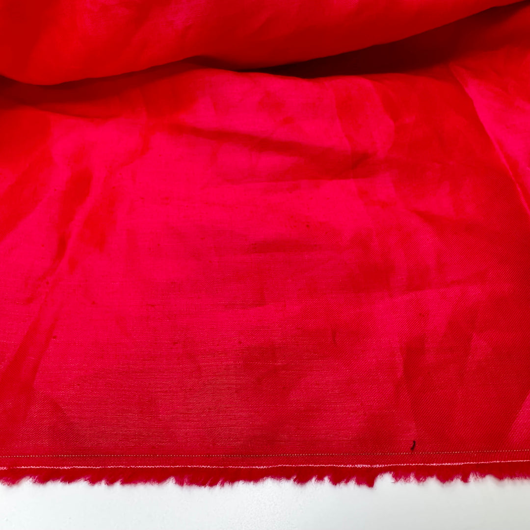 Raspberry Blush - Linen Blend Woven - Red/Pink - 1.4M Bundle