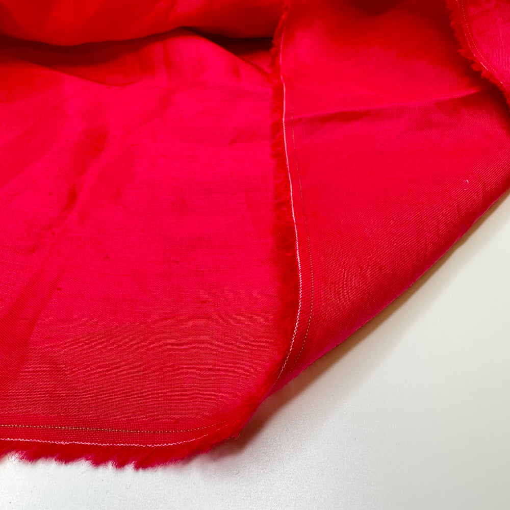 Raspberry Blush - Linen Blend Woven - Red/Pink - 1.4M Bundle