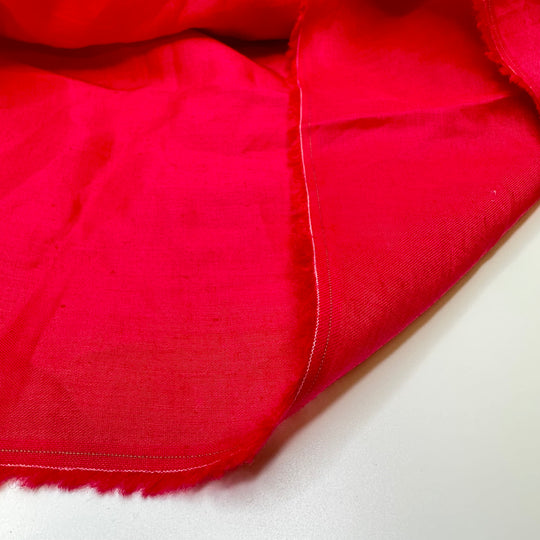 Raspberry Blush - Linen Blend Woven - Red/Pink - 1.4M Bundle