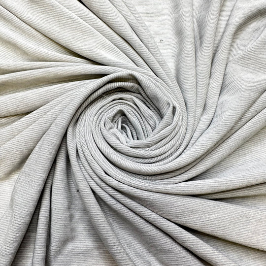 Prank Calls - Polyester Blend Knit - Light Grey Stripes - 1.2M Bundle