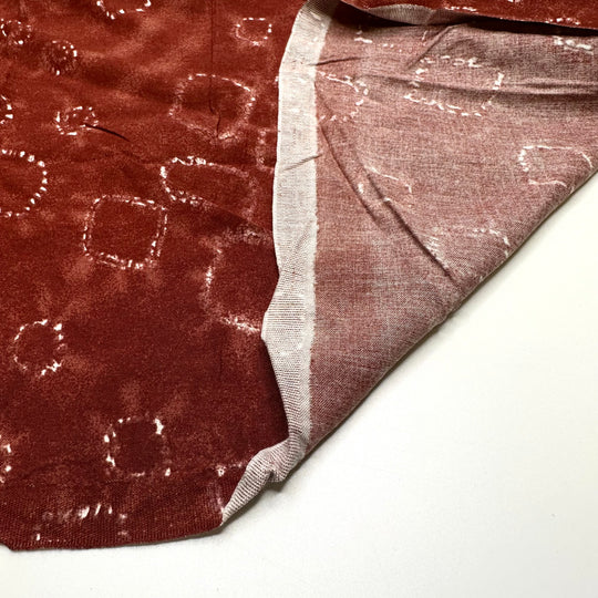 Coming Back Around - Tencel/Cotton Woven - Burgundy/White Abstract - 2.7M Bundle