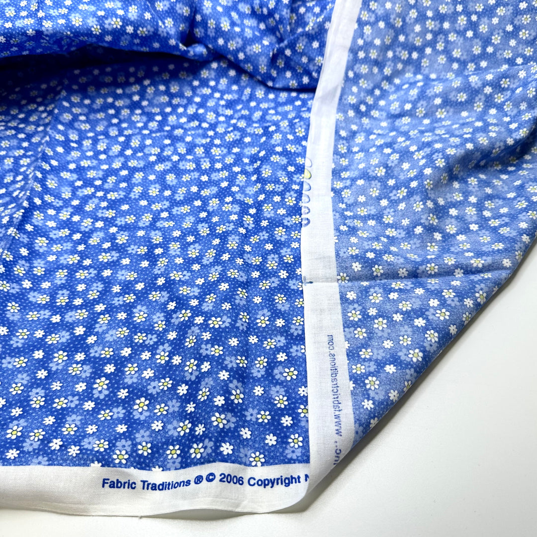 A Fool For Flowers - Cotton Woven - Blue Multi Floral - 1.2M Bundle