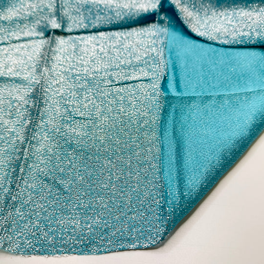 Surprise Party - Metallic Poly Knit - Blue/Silver - 1.4M Bundle