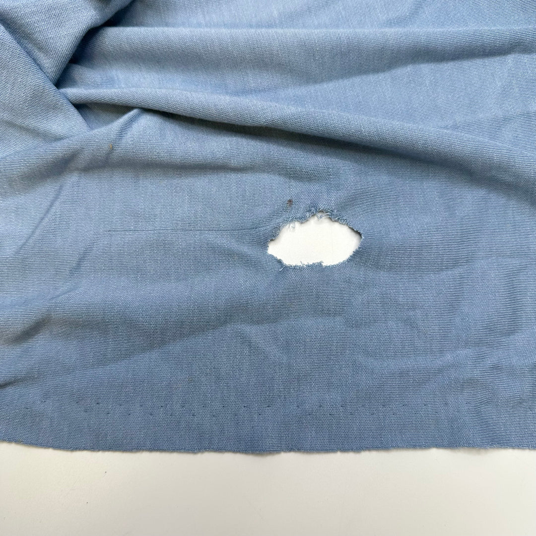 Blooming Rain - Jersey Cotton Blend Knit - Light Blue - 1.8M Bundle