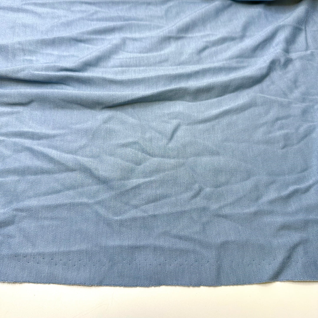 Blooming Rain - Jersey Cotton Blend Knit - Light Blue - 1.8M Bundle